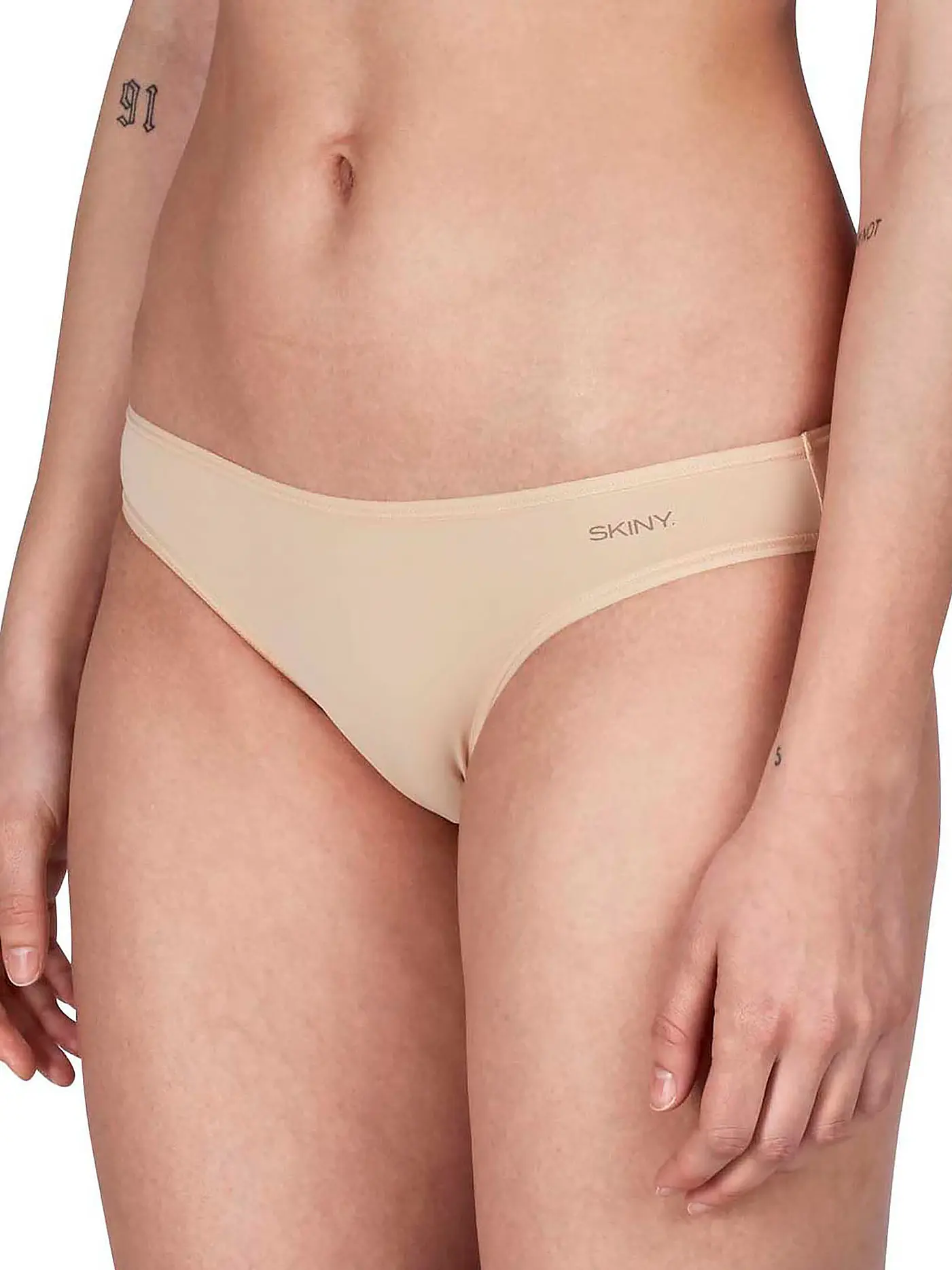 SKINY | Rio-Slip 2-er Pkg. "Micro Lovers" (Schwarz) | beige